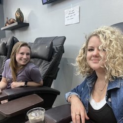 VIP Nails And Spa - Wine with pedicures! I think we did the honey and milk package. So relaxing, almost fell asleep.
