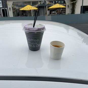 CoffeeDrunk - blueberry matcha & double shot - Coffee & Tea Near Me - Long Beach, California CoffeeDrunk - blueberry matcha & double shot - Coffee & Tea Near Me - Long Beach, California