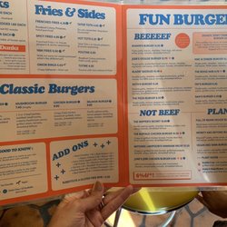 Boogie’s Burgers - Menu July 2022
