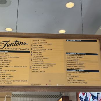 Fentons Creamery - Menu - Ice Cream & Frozen Yogurt Near Me - Oakland, California Fentons Creamery - Menu - Ice Cream & Frozen Yogurt Near Me - Oakland, California