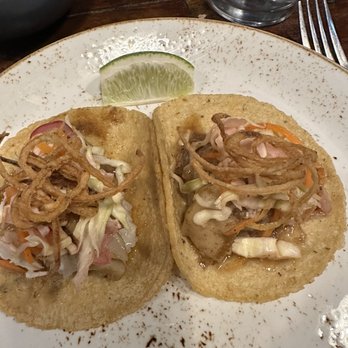 Merkado - Chef's selection taco - Thai pork belly with sticky rice - Mexican Near Me - San Francisco, California Merkado - Chef's selection taco - Thai pork belly with sticky rice - Mexican Near Me - San Francisco, California