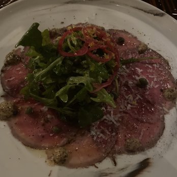 Circa 1922 - Beef Carpaccio - Tapas Bars Near Me - Wilmington, North Carolina