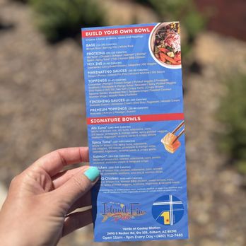 Island Fin Poke - Back of menu - Poke Near Me - Gilbert, Arizona Island Fin Poke - Back of menu - Poke Near Me - Gilbert, Arizona