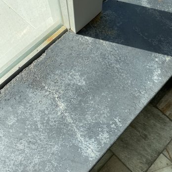 Gutweiler Masonry - this used to be a smooth dark grey concrete seat. He said he refinished and sealed it. - Masonry/Concrete Near Me Gutweiler Masonry - this used to be a smooth dark grey concrete seat. He said he refinished and sealed it. - Masonry/Concrete Near Me