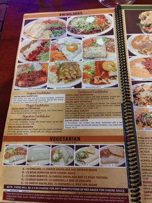 Menu photo 5 San Pedro Mexican Restaurant Kearney, NE