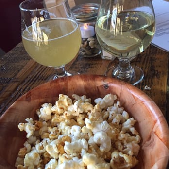 Mullers Cider House - Our two ciders and the amazing kettle corn! - Bars Near Me - Rochester, New York