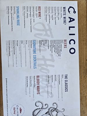 Menu photo 1 Calico Fish House Huntington Beach, CA Menu photo 1 Calico Fish House Huntington Beach, CA