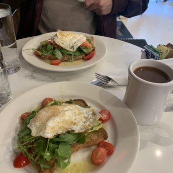 Cafe Bonjour - Salmon Avocado Tartine Avocado Tartine - Breakfast & Brunch Near Me - Boston, Massachusetts