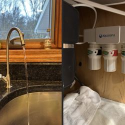 Ratz Pro Handyman Services - The installation of the Aquasana inline water filter was completed.