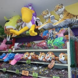 Mardi Gras Imports - Stuffed animals are popular with paradegoers