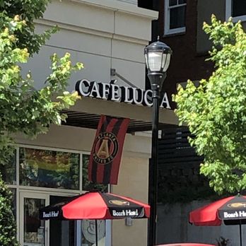 Cafe Lucia - the outside of a restaurant with tables and umbrellas - Cafes Near Me - Atlanta, Georgia Cafe Lucia - the outside of a restaurant with tables and umbrellas - Cafes Near Me - Atlanta, Georgia