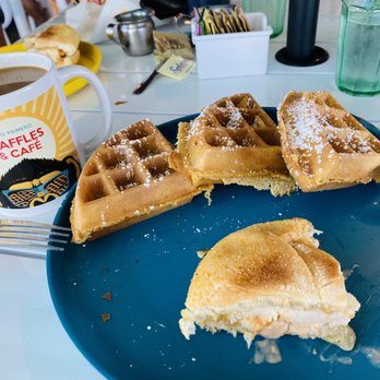 Waffle Monkey - Waffles  Chicken sandwich (both delish) - Breakfast & Brunch Near Me - Bonita Springs, Florida