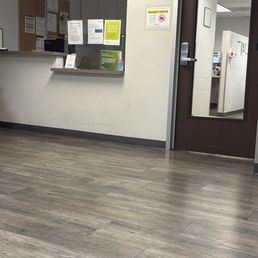 No-one at front desk