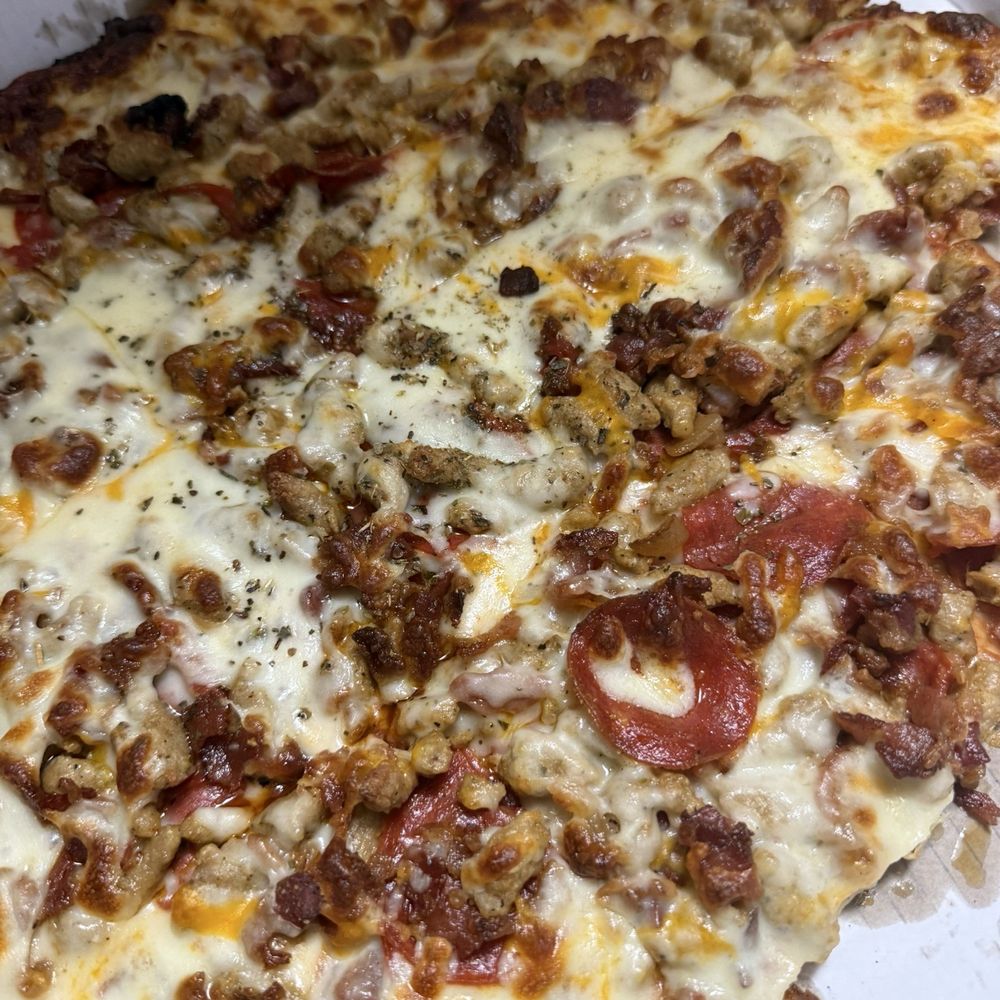 Mr X Pizza - Large 16" Thin Crust 3-Topping Pizza - Pizza Near Me - St Louis, Missouri Mr X Pizza - Large 16" Thin Crust 3-Topping Pizza - Pizza Near Me - St Louis, Missouri