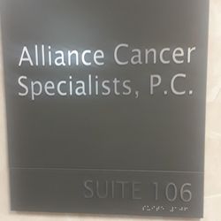 Alliance Cancer Specialists Chalfont - The plaque out front