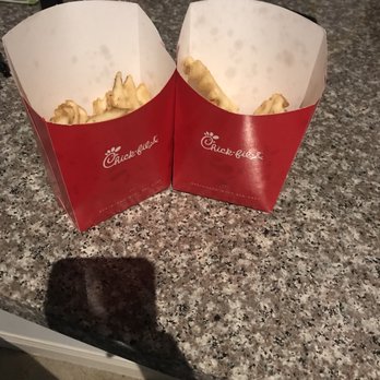 Chick-fil-A - Two "Large" fries lol - Fast Food Near Me - Houston, Texas Chick-fil-A - Two "Large" fries lol - Fast Food Near Me - Houston, Texas