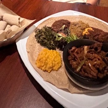 Lemat - Meat Combo and Beef Tibs - Ethiopian Near Me - Berkeley, California