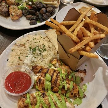 Olive Pit Grill - Brea - grilled chicken plate - Greek Near Me - Brea, California Olive Pit Grill - Brea - grilled chicken plate - Greek Near Me - Brea, California