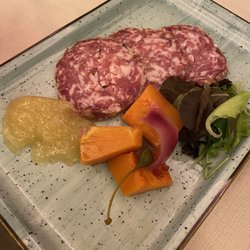 Il Ceppo - Antipasti of sopresata, pumpkin, and mostarda