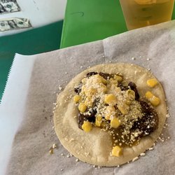 Mushroom taco, Pacifico, $$ wall