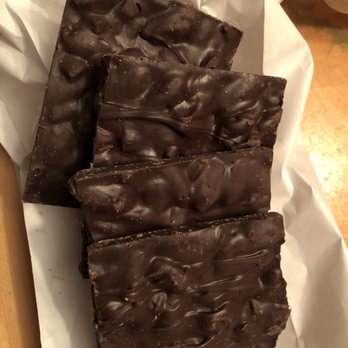 The Fudge Pot - Dark Chocolate Almond Bark and it's vegan! - Candy Stores Near Me - Chicago, Illinois The Fudge Pot - Dark Chocolate Almond Bark and it's vegan! - Candy Stores Near Me - Chicago, Illinois