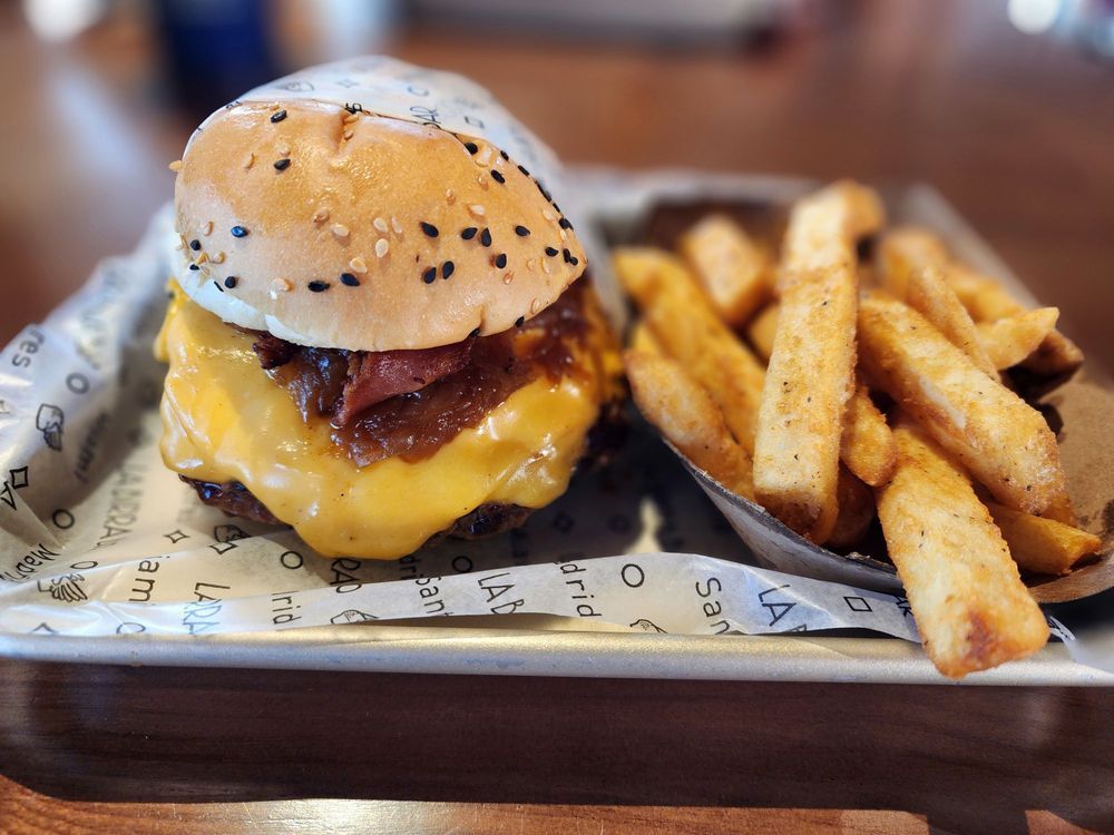 Food from La Birra Bar