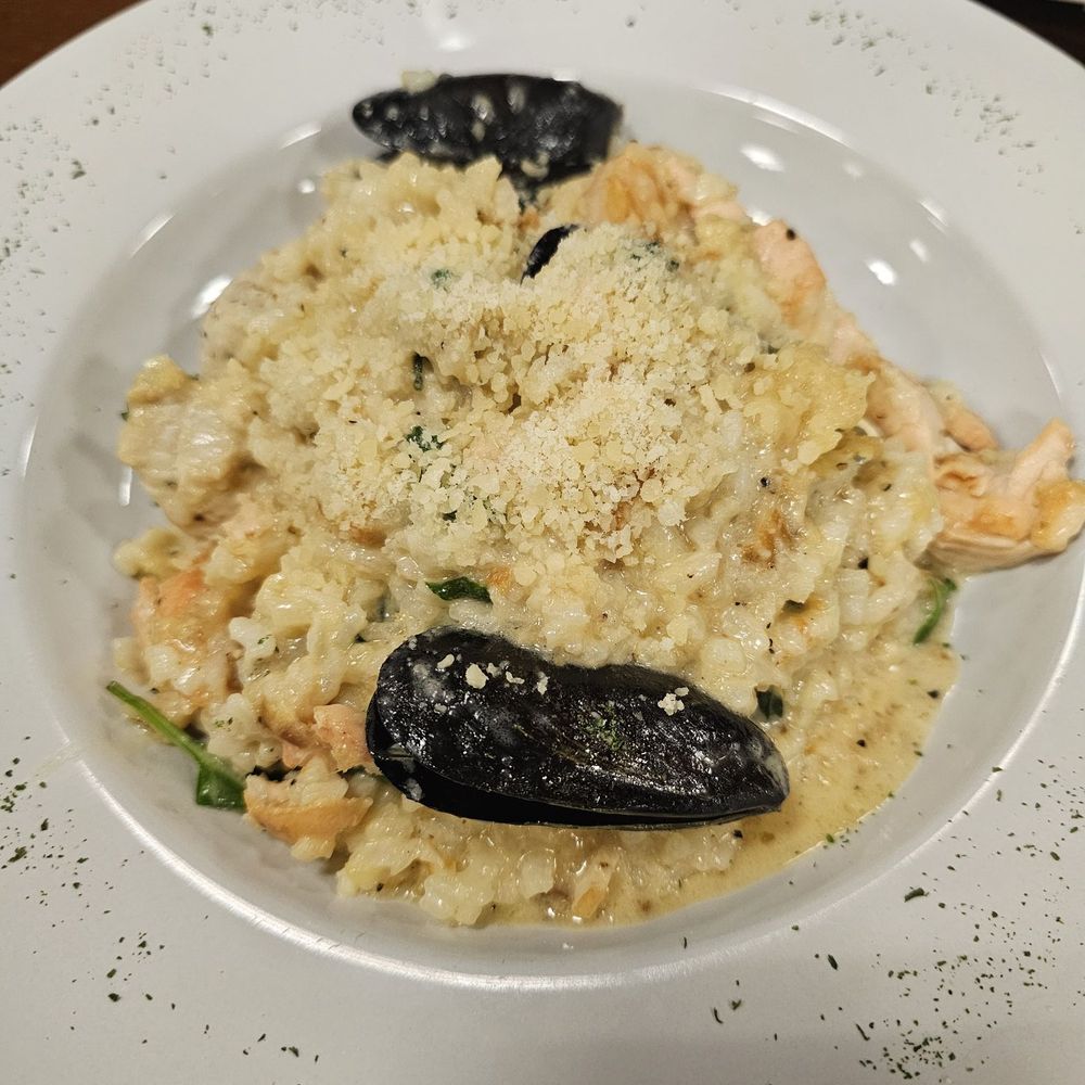 New Town Cafe - Seafood risotto - Breakfast & Brunch Near Me - Turlock, California New Town Cafe - Seafood risotto - Breakfast & Brunch Near Me - Turlock, California