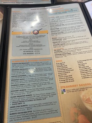 Menu photo 4 Sunny's Diner Tempe, AZ