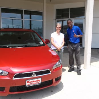 Don Herring Irving - This is Mary and her brand new 2013 Lancer! Purchased from Isaac Jones July 2013. - Car Dealers Near Me - Irving, Texas