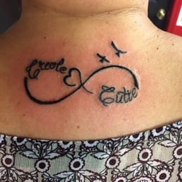 Infinity symbol done by Tony!  Awesome job!  the tattoo
