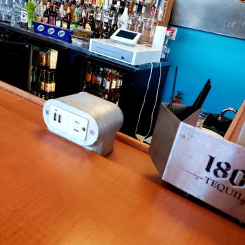 Bar Fly - Phone chargers and I guess you could plug your shaver or hairdryer in at the bar too, if you're so inclined - American Near Me - South Bend, Indiana Bar Fly - Phone chargers and I guess you could plug your shaver or hairdryer in at the bar too, if you're so inclined - American Near Me - South Bend, Indiana