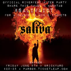 The Brickyard - Saliva Live tonight!