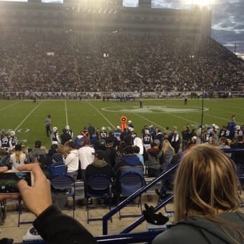 LaVell Edwards Stadium - This is the closest I've ever got to the field. But what a great atmosphere. It was a great night and lots of fun! - Stadiums & Arenas Near Me - Provo, Utah
