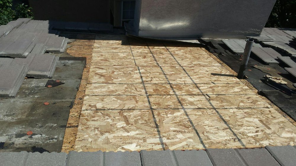 Slide of A E Roofing