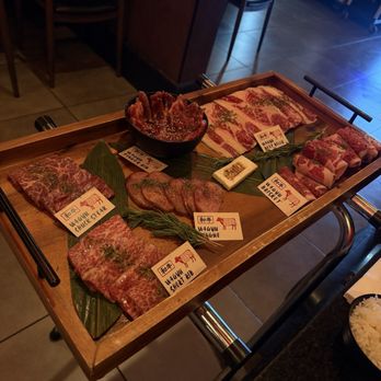 MIU Japanese BBQ - Wagyu sampler - Japanese Near Me - Las Vegas, Nevada