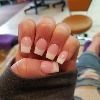 A+Royal Nails & Spa - Pink and white! - Nail Salons Near Me - Haverhill, Massachusetts