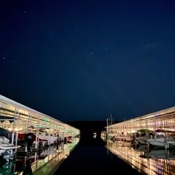 Scorpion Bay  - Marina at night. You can see the stars.