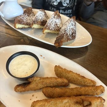 Lac Bleu Brunch Cafe - Fried Pickles - Breakfast & Brunch Near Me - Arlington, Texas