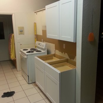 Routz Quality Carpentry - During Kitchen Cabinet Installation - Carpenters Near Me - Prescott, Arizona Routz Quality Carpentry - During Kitchen Cabinet Installation - Carpenters Near Me - Prescott, Arizona