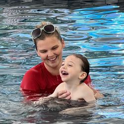 Pacific Blue Swim Lessons - Nicole and Aiden