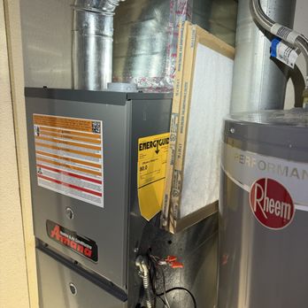 Dino Heating & Cooling - Finished closet with spare filters - Heating & Air Conditioning/HVAC Near Me