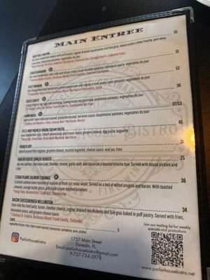 Menu photo 3 Parlor House Bistro Dunedin, FL Menu photo 3 Parlor House Bistro Dunedin, FL