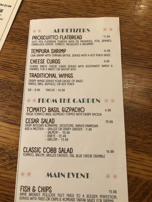 Menu photo 4 The Sample Room Wilson, KS