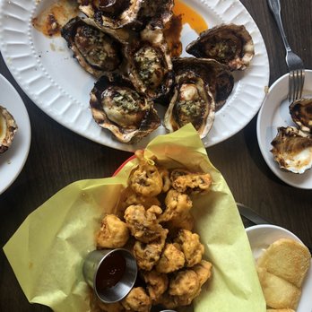 River View Dining - Grilled oysters with everything; fried mushrooms. - Seafood Near Me - South Bend, Washington River View Dining - Grilled oysters with everything; fried mushrooms. - Seafood Near Me - South Bend, Washington