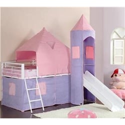 Davis Furniture Outlet - New Castle princess bed comes with a one-year warranty for only 375