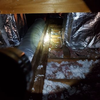 Attic Pros - More old insulation, rat feces, smashed heater ducts. AFTER!!! - Pest Control Near Me - Oakland, California