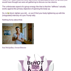 BeHot Yoga Toronto