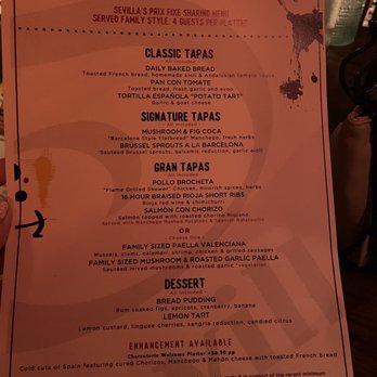 Olé Tapas Bar & Kitchen - Menu - Spanish Near Me - Long Beach, California