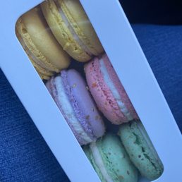 a box of macarons