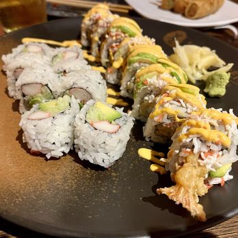 Yama Sushi Roll House - We got the Roll Combo with California Roll and Hawaii Roll - Sushi Bars Near Me - Yorktown, Virginia Yama Sushi Roll House - We got the Roll Combo with California Roll and Hawaii Roll - Sushi Bars Near Me - Yorktown, Virginia